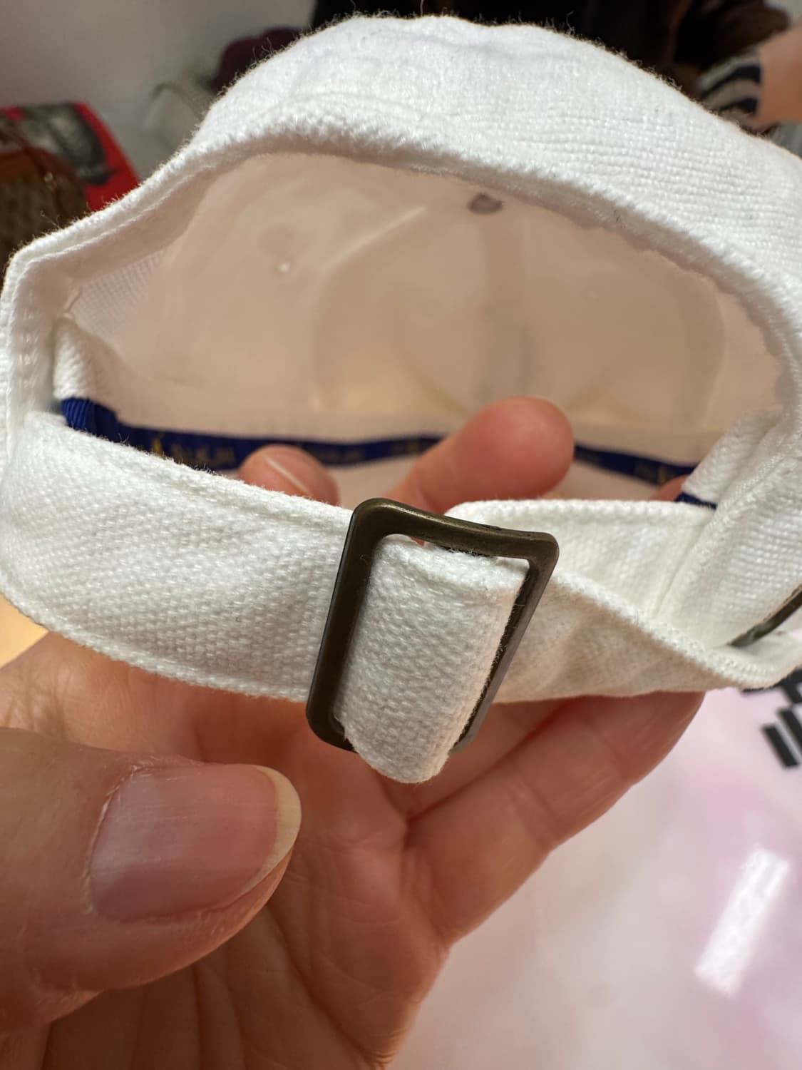 🧢 Polo 폴로 랄프로렌 빅포니 자수 캡 (오프화이트, 골드자수) 상품이미지6