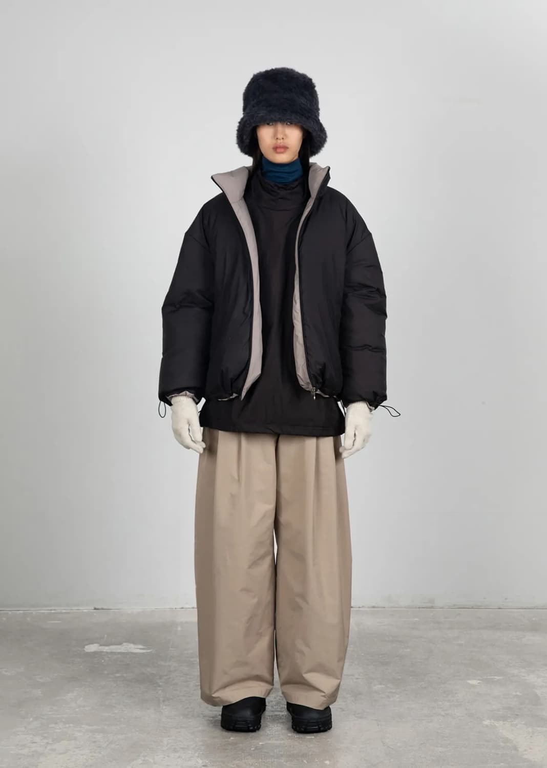 아모멘토 23fw 리버시블 패딩 S 상품이미지1