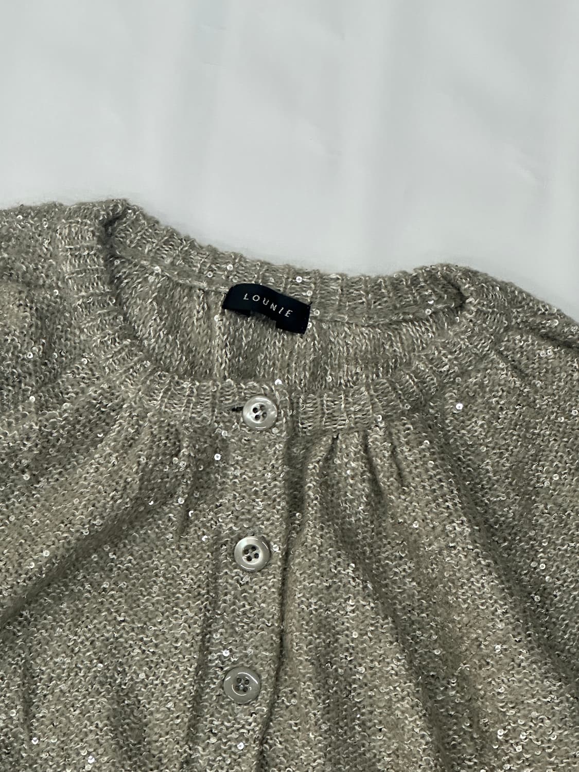 🩶스팽글니트 가디건 🩶 데코라 괴짜룩 러블리 가을 7부 그런지 히피 상품이미지4