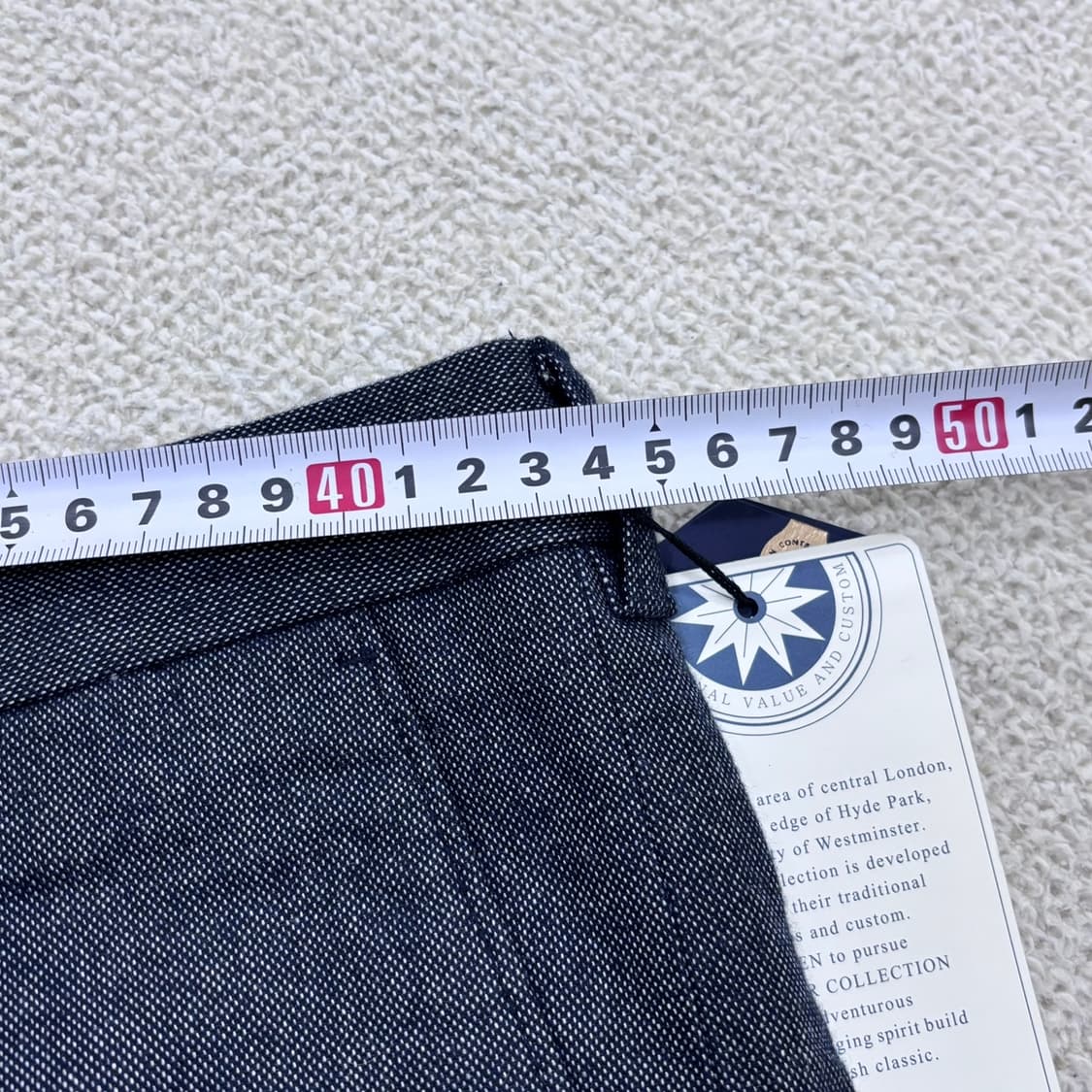 90 새상품 올젠 스탠다드핏 팬츠 0421E 상품이미지6