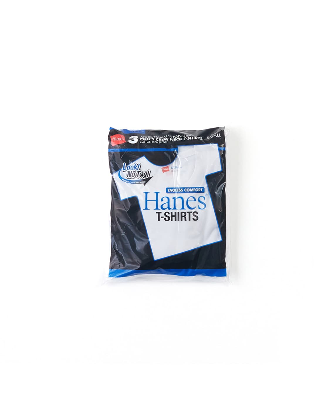 [XL] HANES 헤인즈 3P 블루 라벨 크루넥 티셔츠 2장 상품이미지2