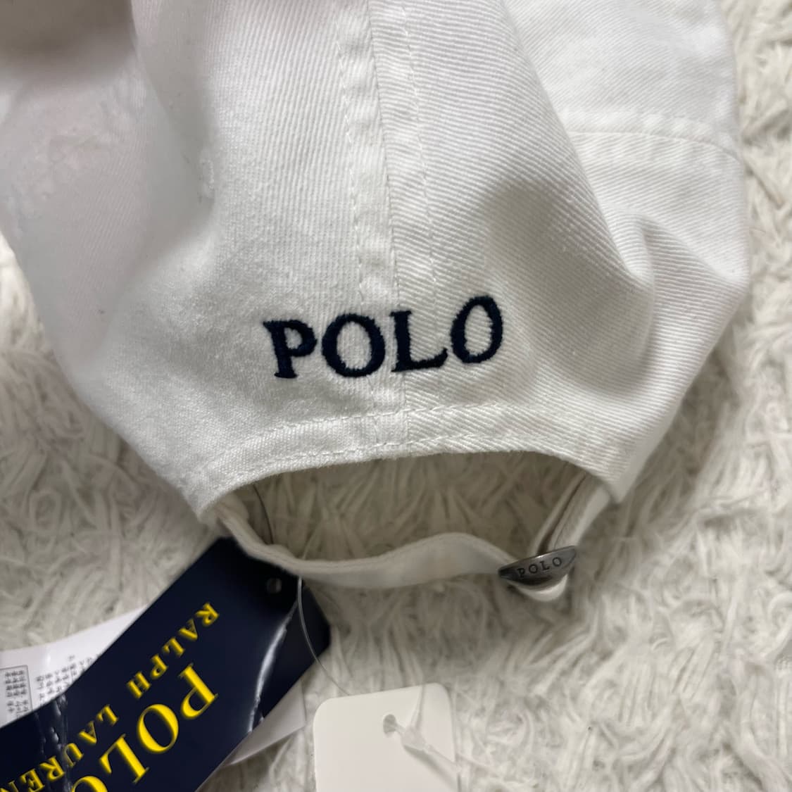 Polo Ralph Lauren white ball cap (new) 상품이미지3