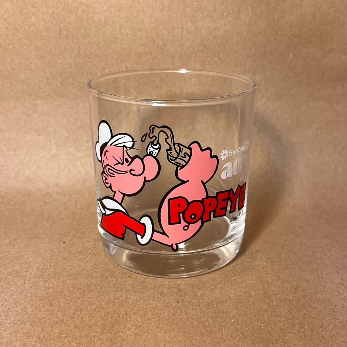 Suntory ade × Popeye 유리컵 상품이미지4