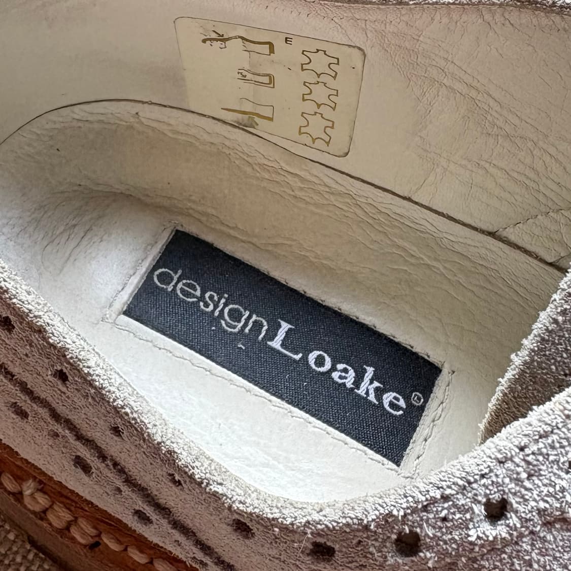 (6.5) Loake 로크 JACK 샌드 스웨이드 브로그 슈즈 상품이미지8