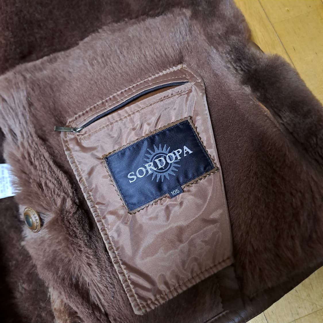 (택포) SORDOPA 밍크카라 양가죽 양털 무스탕 105 B358 상품이미지7