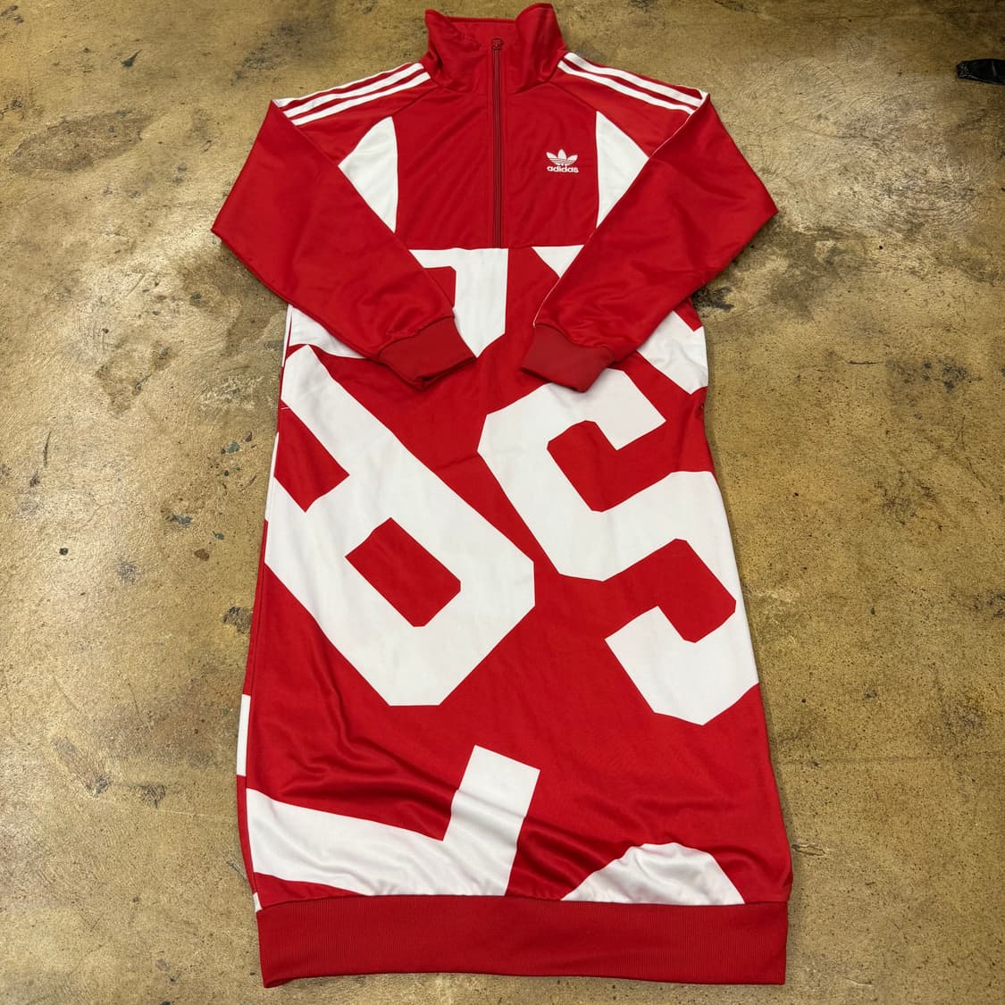 [정품/XS] 아디다스 삼선 트랙드레스 레드 화이트 b16 상품이미지2