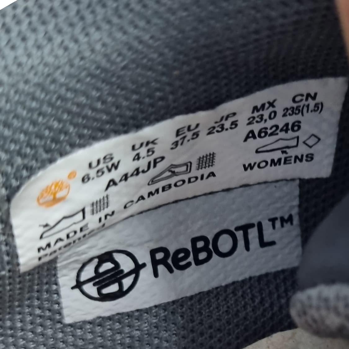 팀버랜드 패브릭 여성운동화235. 상품이미지6