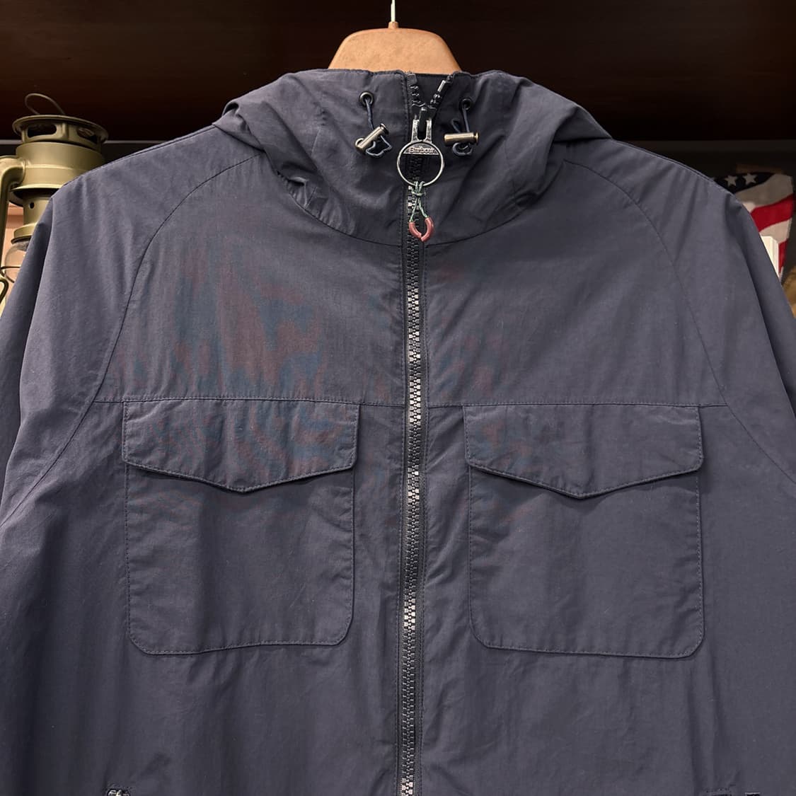 바버 웨더 컴포트라인 할렉 멀티포켓 나일론 후드파카 N967 상품이미지3