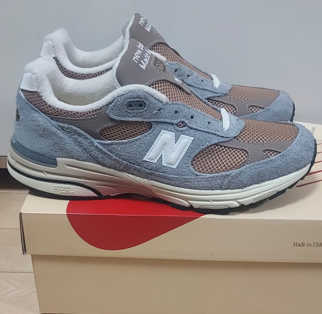(280)뉴발란스 993 쉐도우 그레이 드리프트우드  상품이미지4