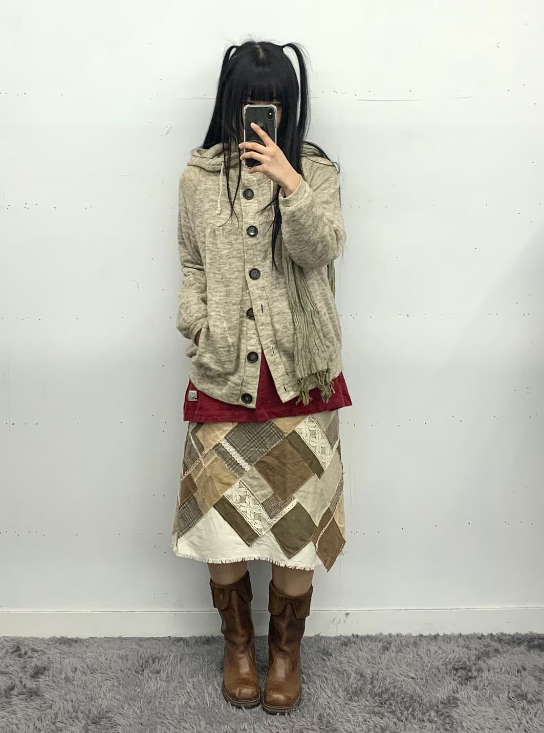 Heart market 모리 후드 가디건 상품이미지2