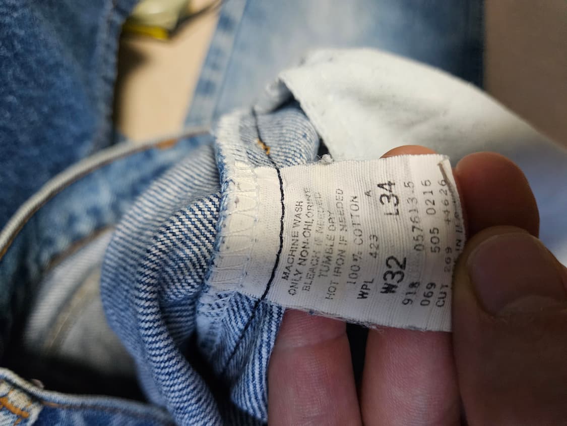 89년 levis 505 32x34 리바이스 빈티지 상품이미지8