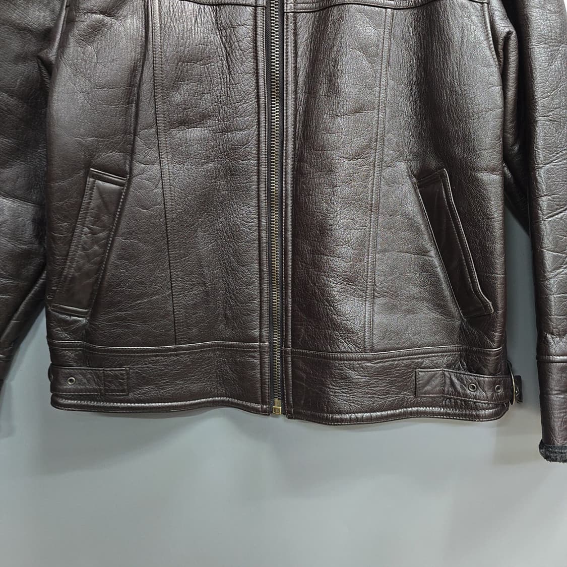 스펙타클워(Spectacle War) 무스탕 가죽 자켓 100 상품이미지3