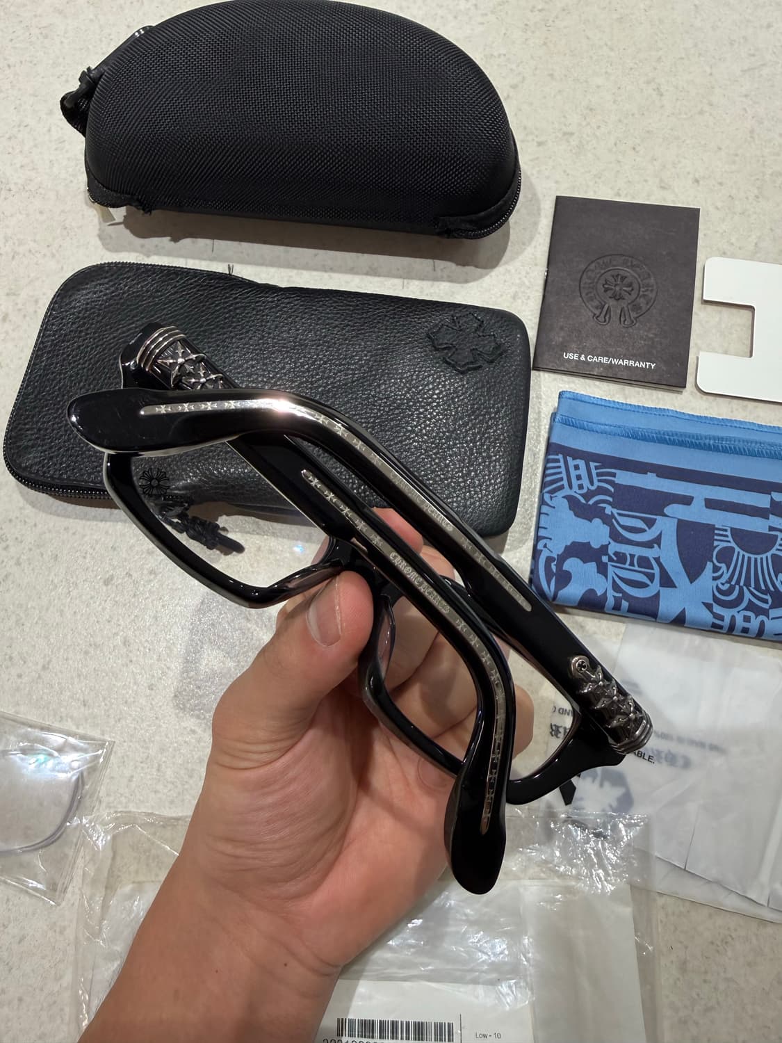 [ONE SIZE] 크롬하츠 아스트라오디네어 BK/SS 뿔테 안경 상품이미지8