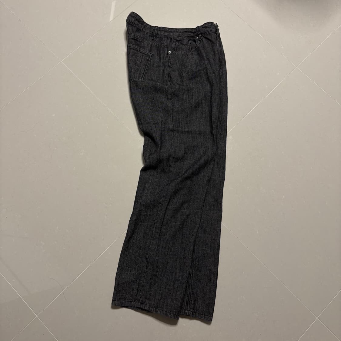 정품 토피 썸머 데님팬츠 블랙 청바지 블랙진 30인치 상품이미지4