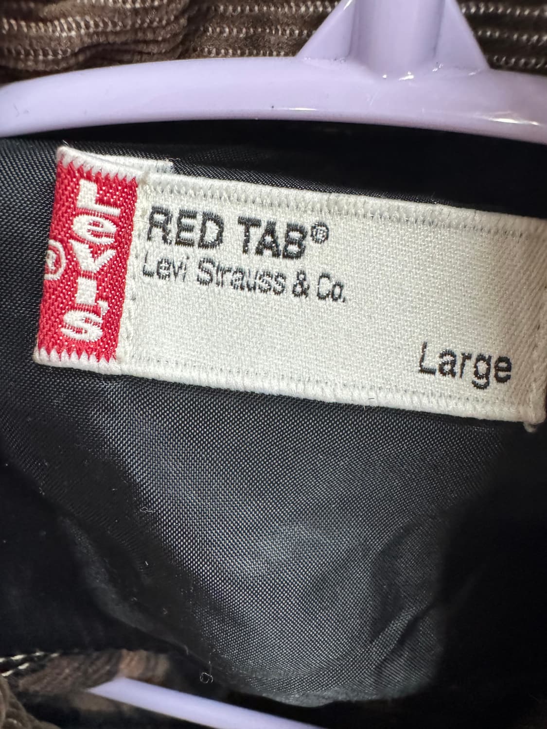 리바이스 투포켓 체크 투웨이 자켓 L(M) 상품이미지5