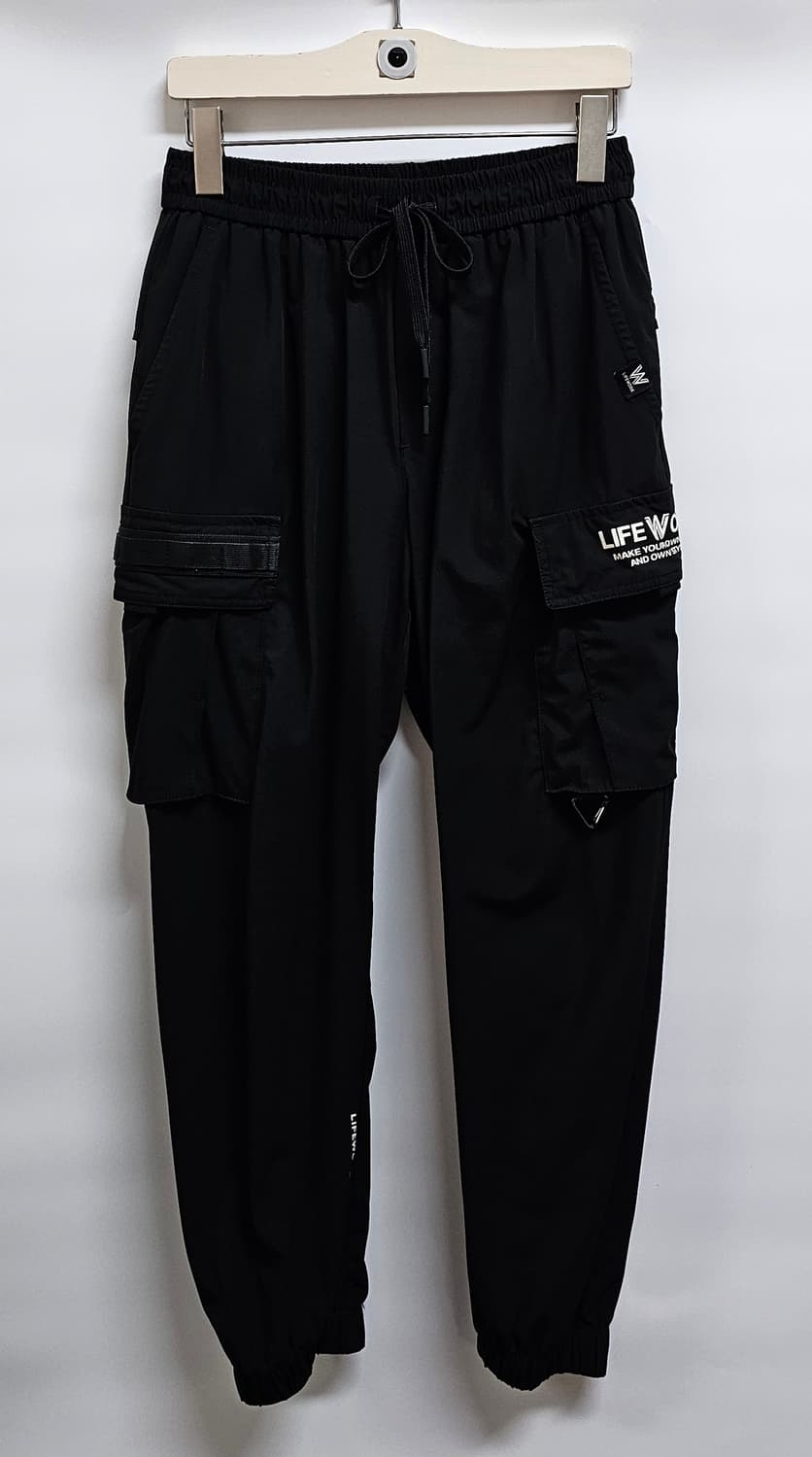 라이프워크 여성 블랙 카고 조거팬츠 S 상품이미지1