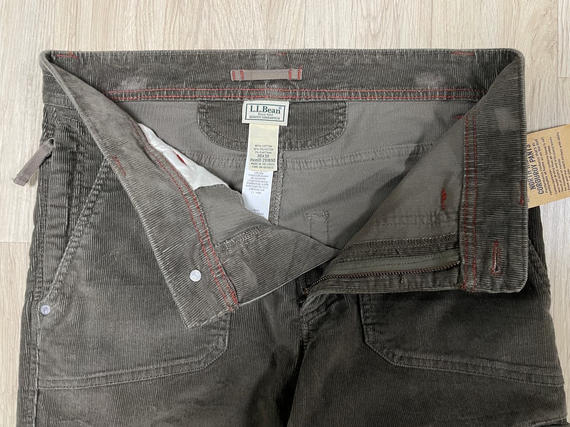 30~31) 엘엘빈 코듀로이 퍼티그 팬츠(새제품)RRL&LVC&폴로 상품이미지5