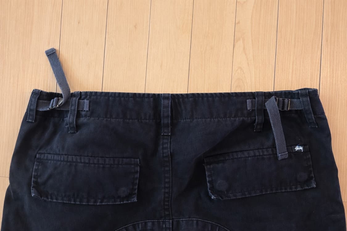 스투시 립스탑 서플러스 카고 팬츠 블랙 상품이미지3