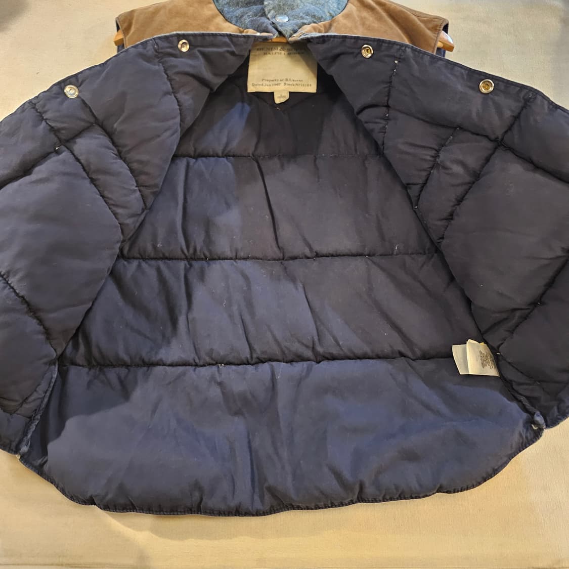 S 폴로 데님엔서플라이 웨스턴 조끼베스트패딩 상품이미지3