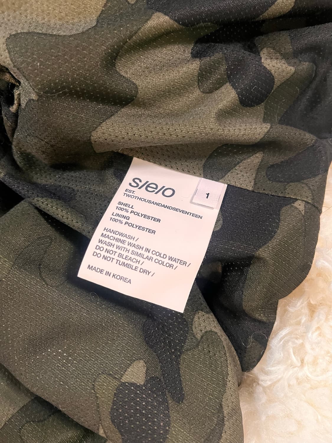 s/e/o 아이보리 퍼자켓 상품이미지8