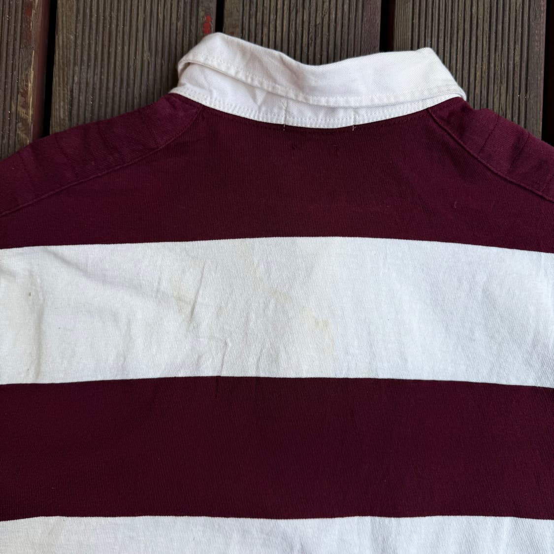 폴로 레드 스트라이프 긴팔 카라티 상품이미지4