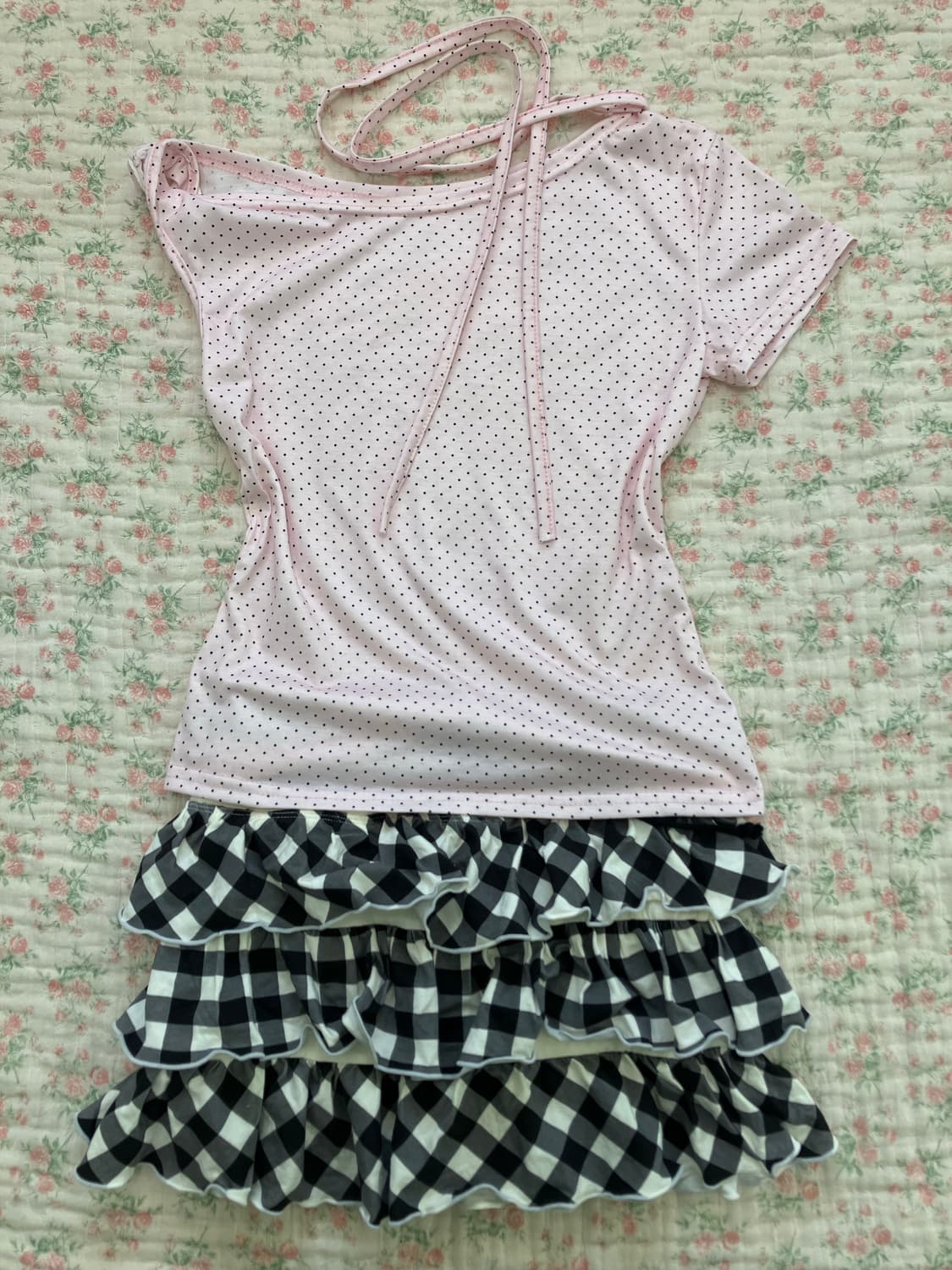 러블리 딸기우유 세트 모리 y2k 갸루 펑키 일본빈티지 상품이미지1