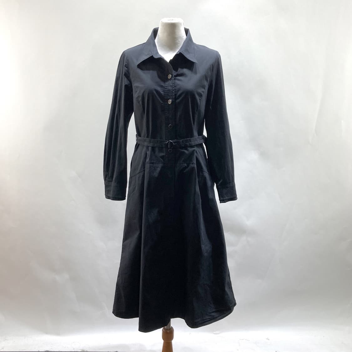 Milla 2023 여성 셔츠 롱원피스 블랙 55 상품이미지1