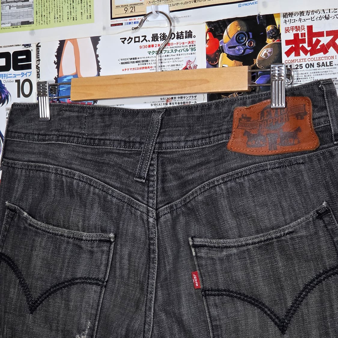 리바이스 그레이 워싱 데님 팬츠 상품이미지3