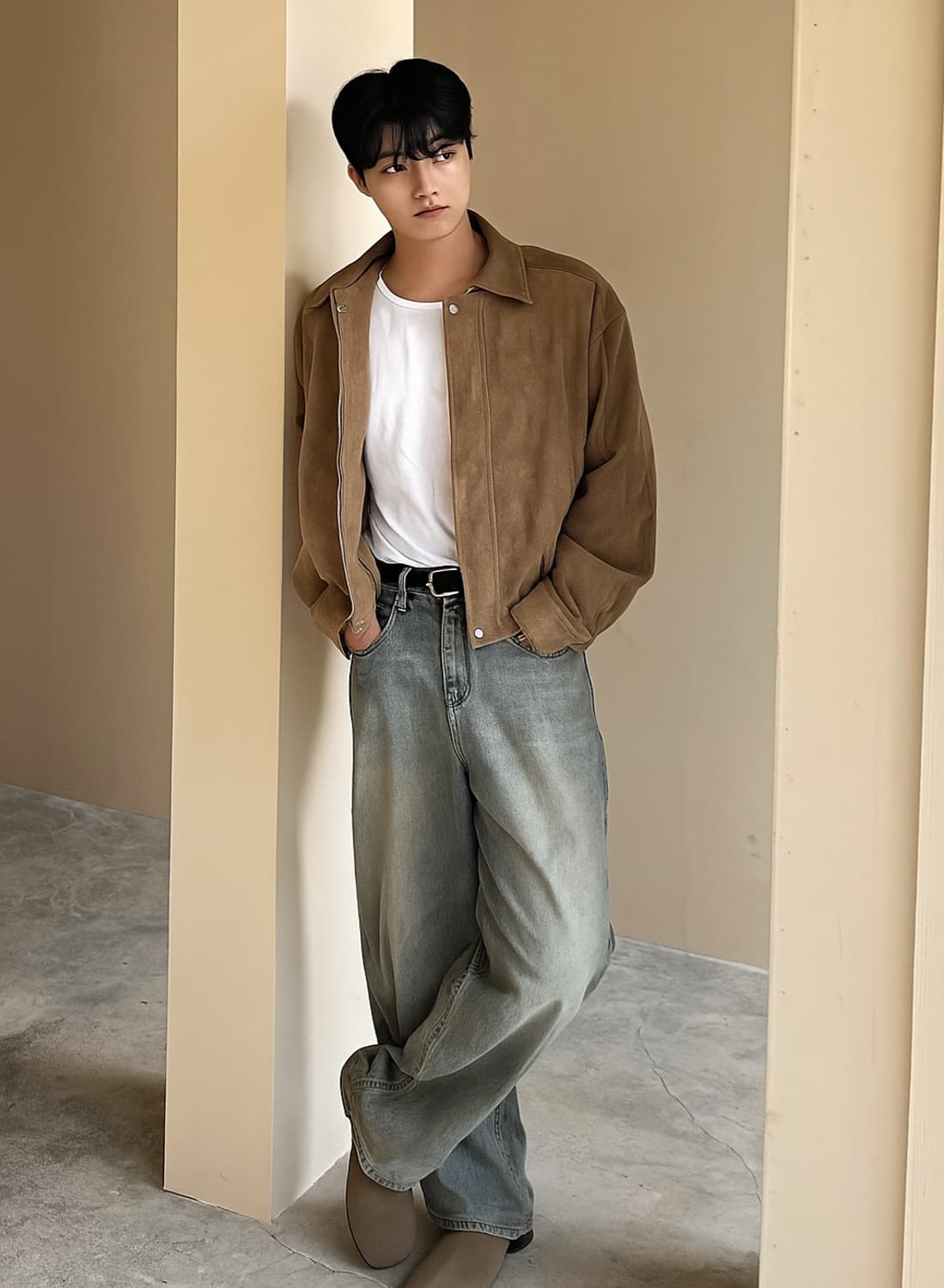 UNBON 스웨이드 자켓 상품이미지1