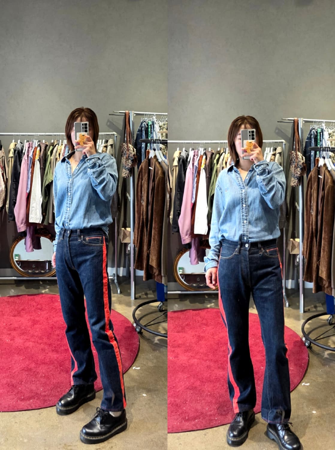 캐피탈 사이드라인 데님팬츠 상품이미지3