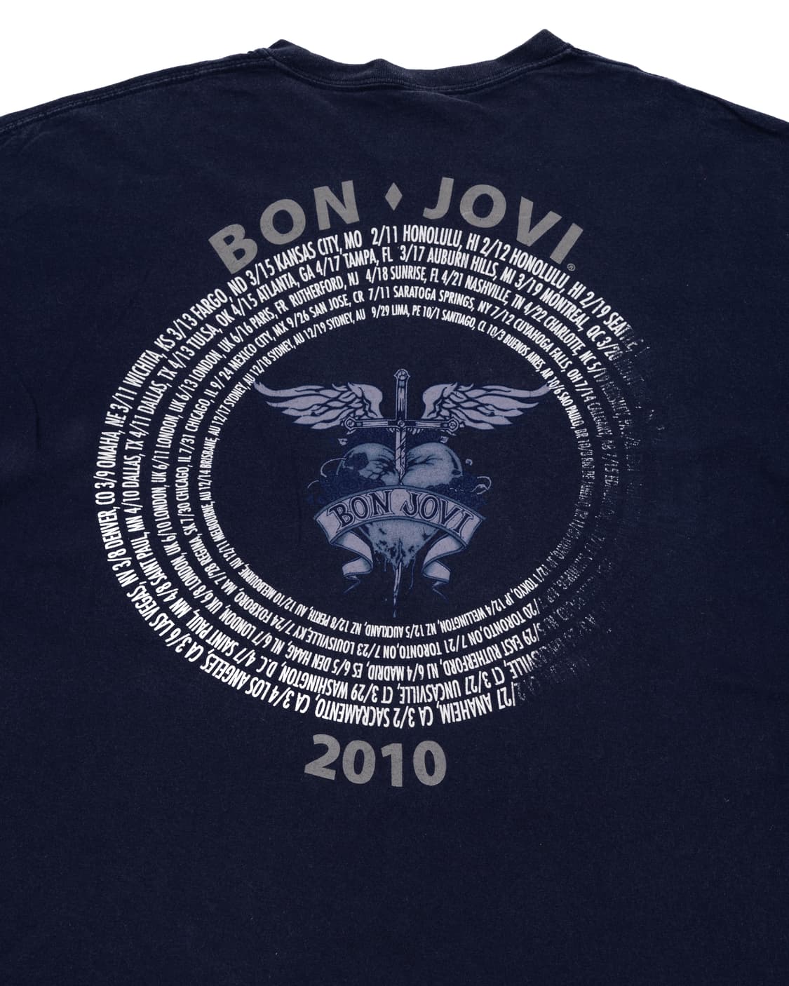 Bon Jovi 2010 The Circle Tour T-Shirt 상품이미지4