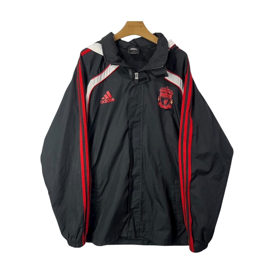 [Adidas] 아디다스 리버풀 10-11 빅로고 스탠다드 후디 바람막이 상품이미지1