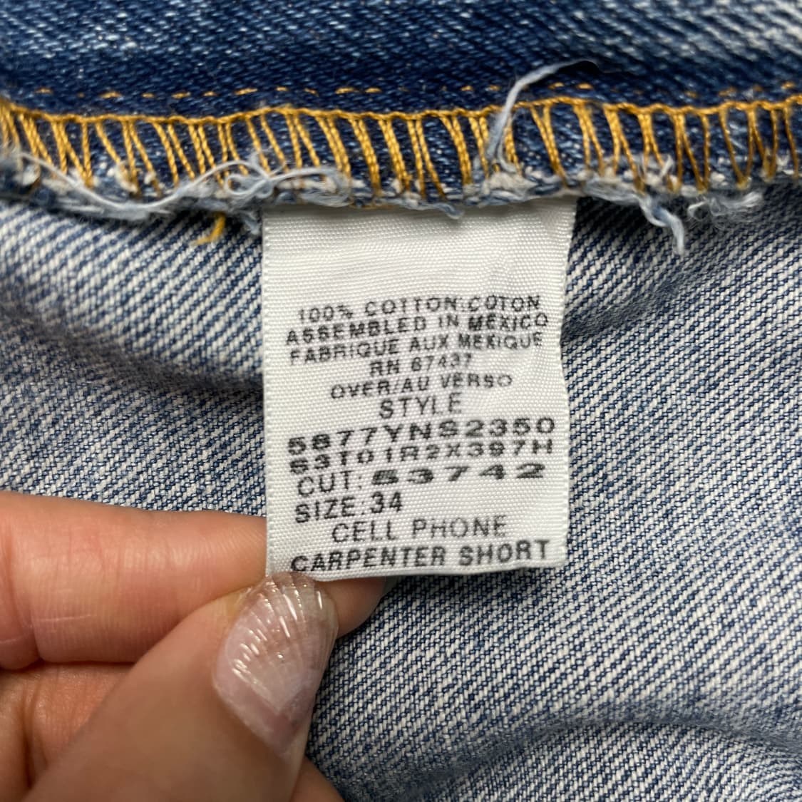 POLO JEANS 00s 폴로진스 카펜터 버뮤다 하프팬츠 A01226 상품이미지10