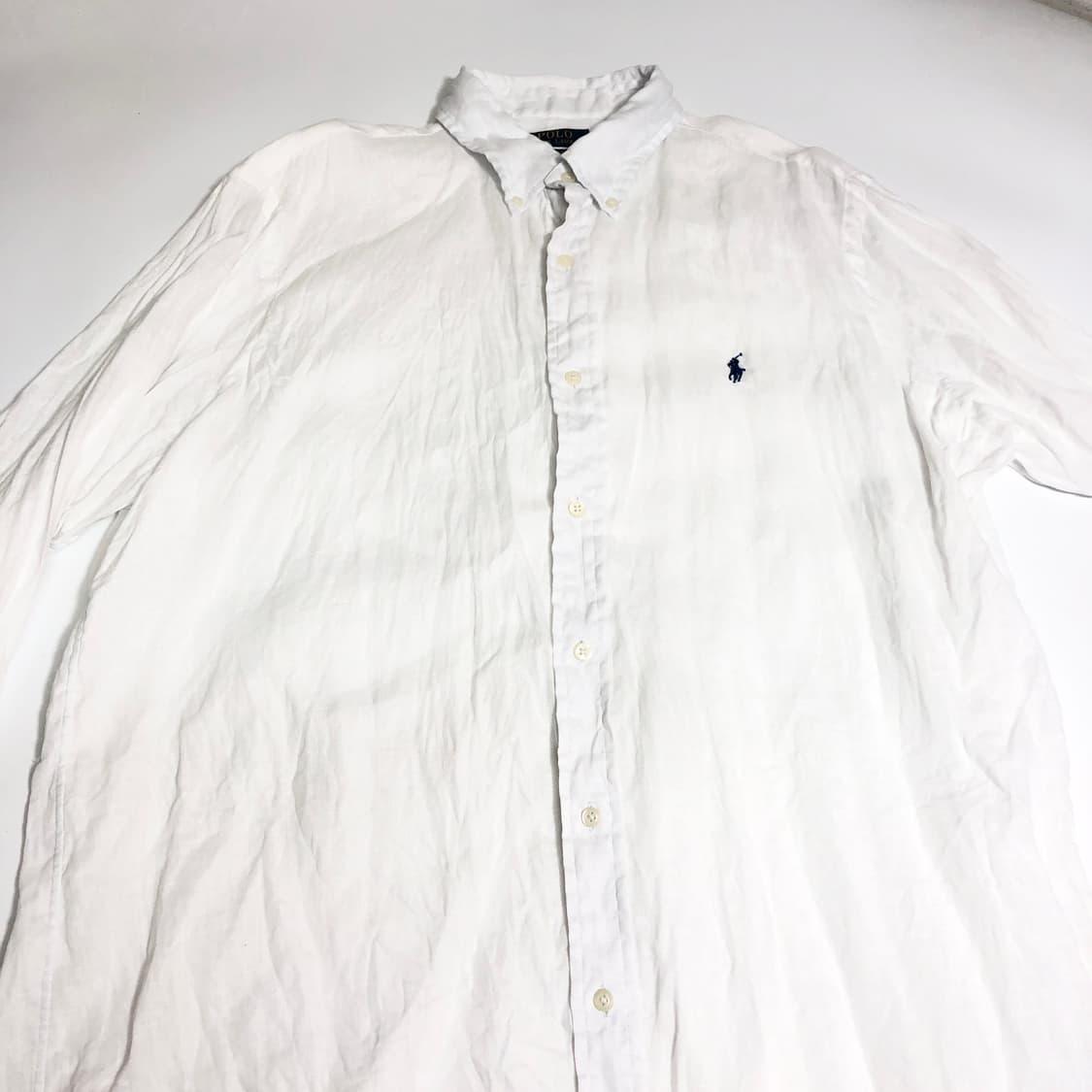 폴로 랄프로렌 린넨 셔츠 XL 상품이미지6