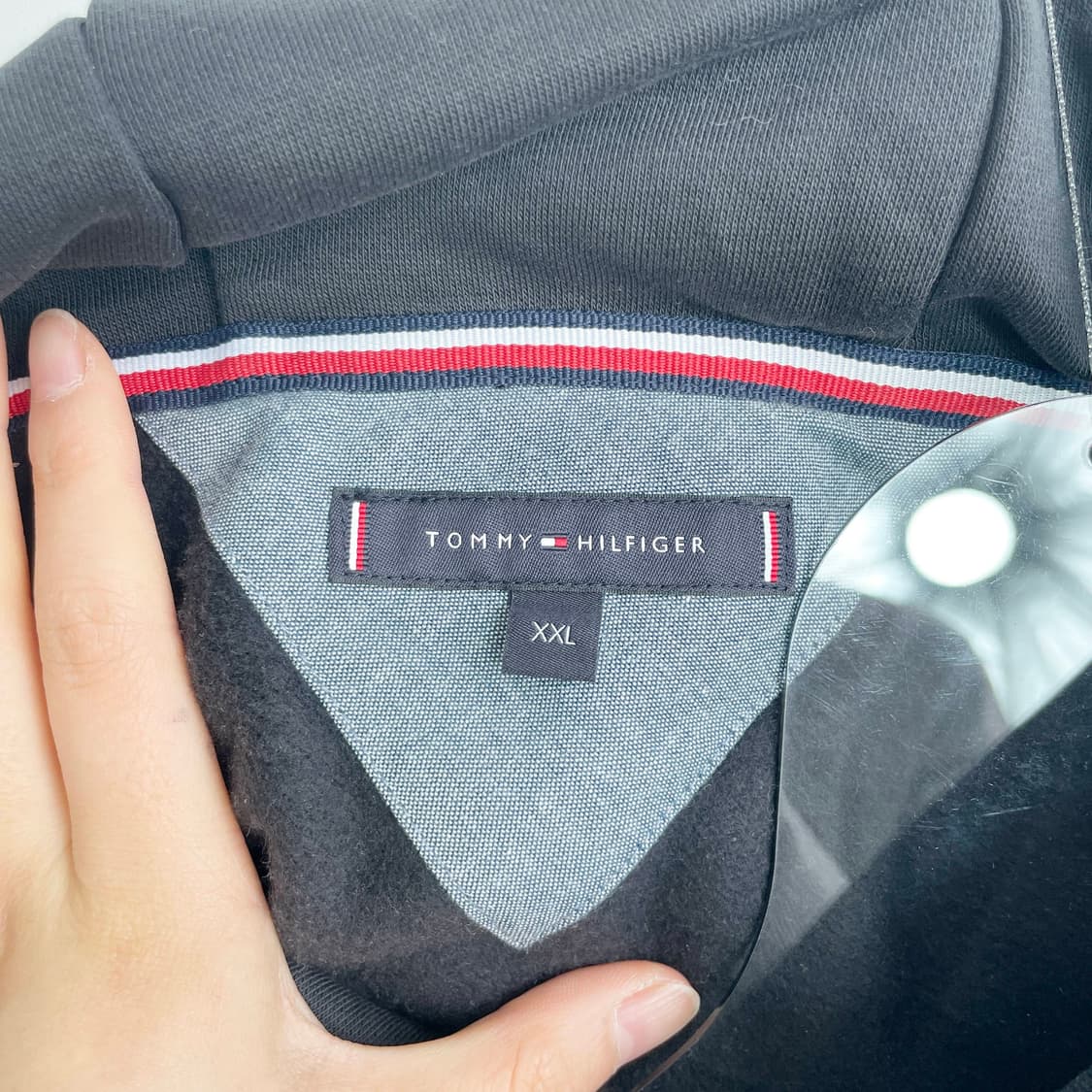A2 타미힐피거 기모 후드티 110사이즈 상품이미지4