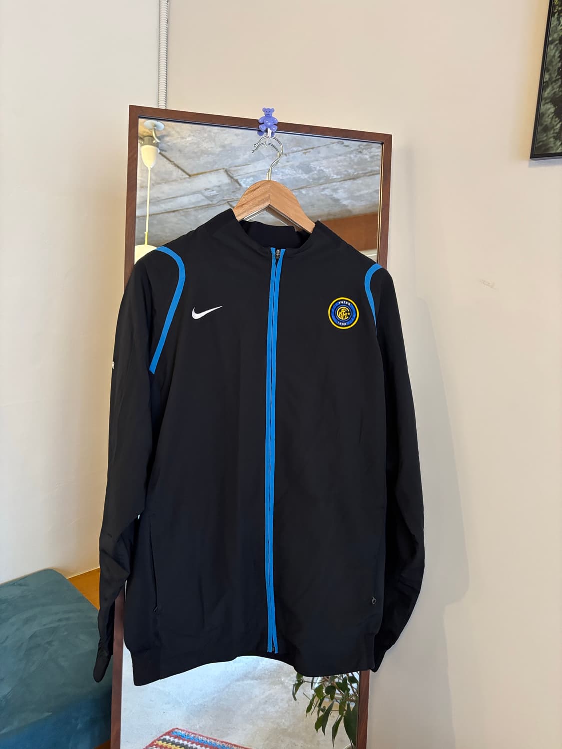 나이키 인터밀란 블랙 우븐 자켓 상품이미지1