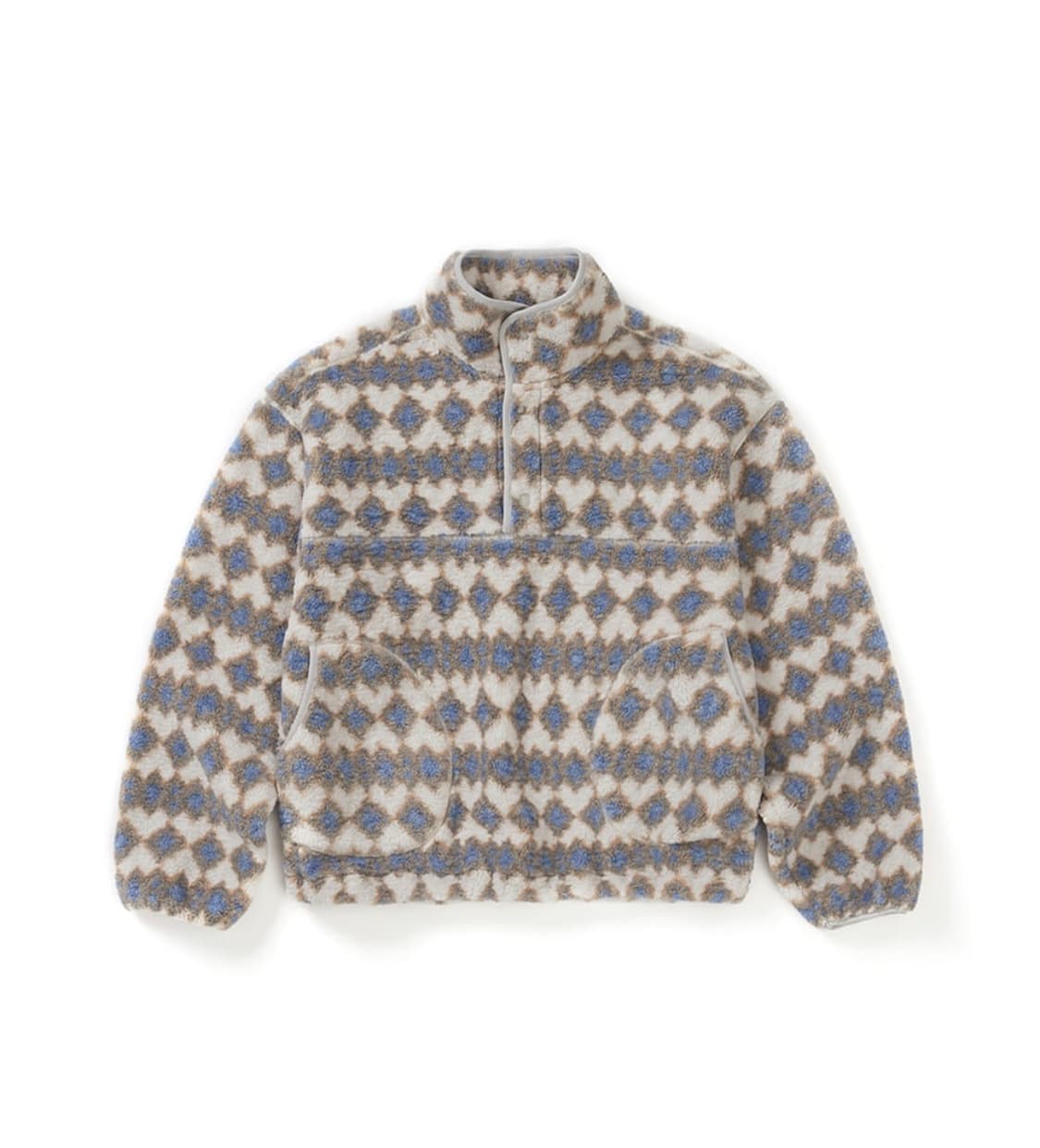 Meadow Flake Fleece Anorak / Snow Blue 상품이미지3