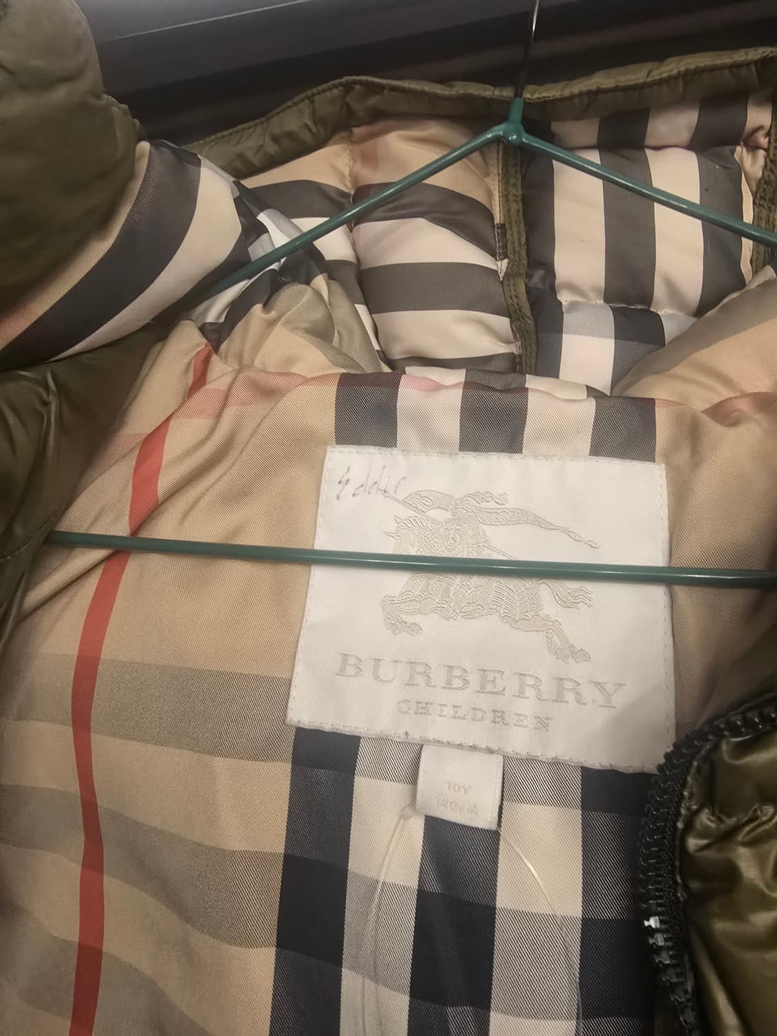 버버리 칠드런(Burberry Children) 패딩 푸퍼 재킷 상품이미지5