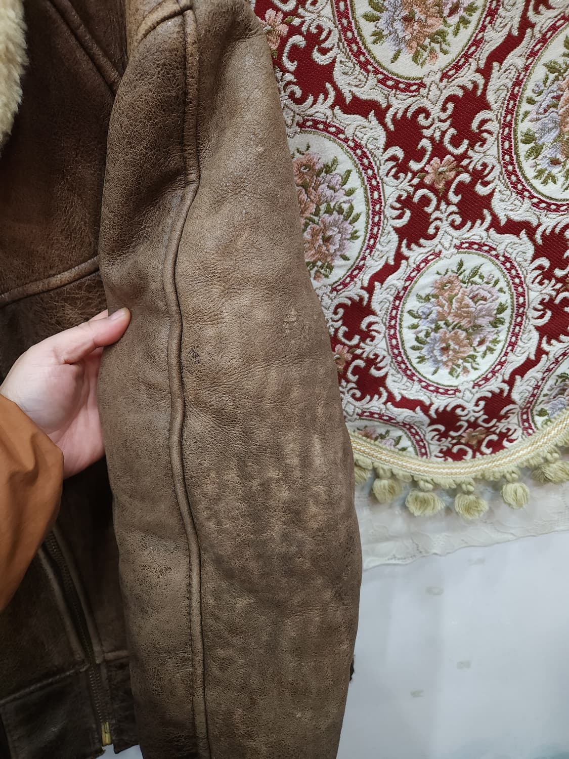 아비렉스 80s B6 양가죽 항공 무스탕 점퍼
​
 상품이미지7