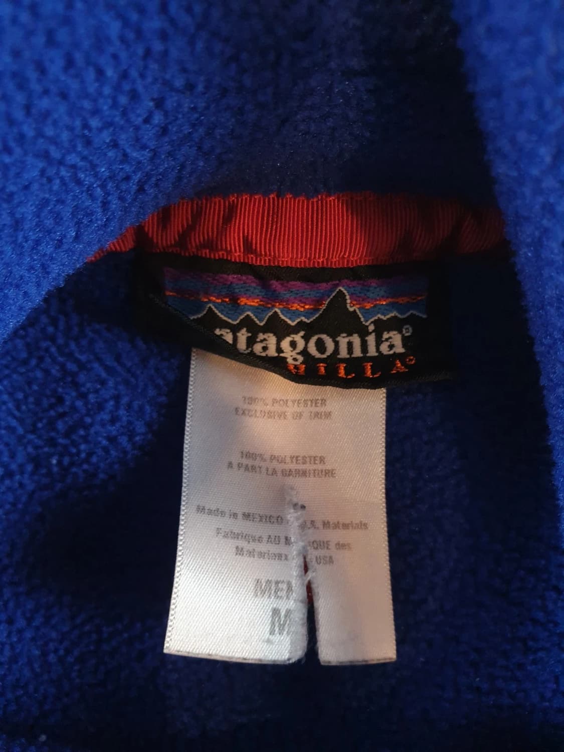 00s 파타고니아 신칠라 스냅-T 블루/그린 멕시코 상품이미지4