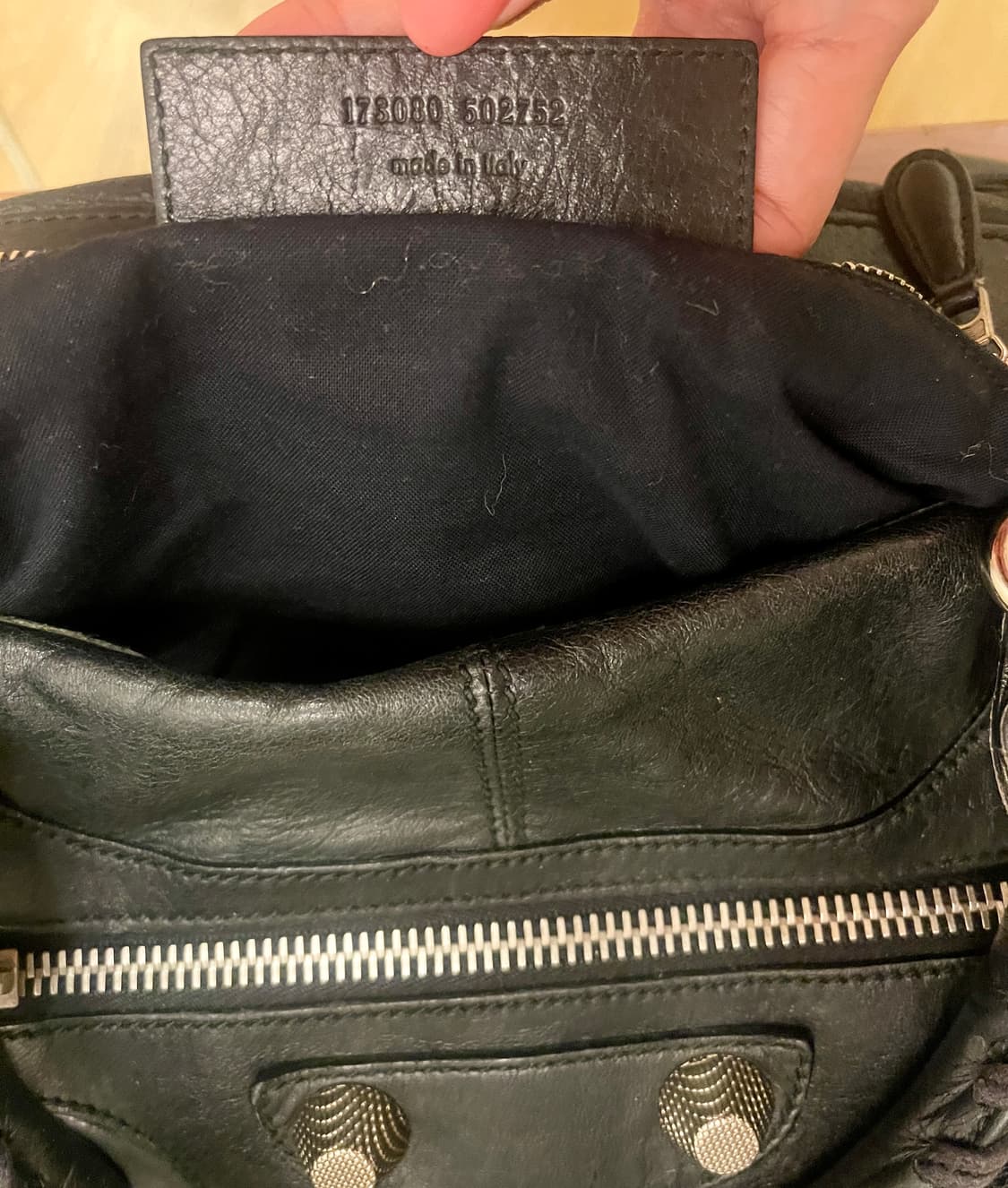 발렌시아가 Balenciaga자이언트 워크 백 블랙 상품이미지5