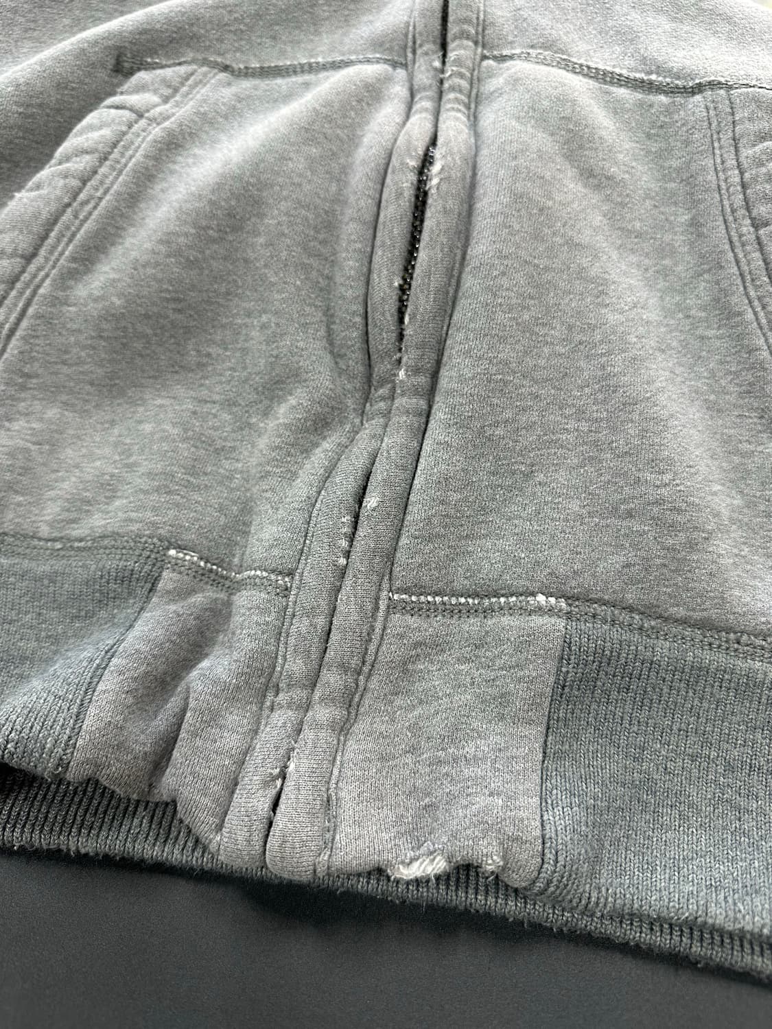 아베크롬비 데미지 울프죠 후드자켓 XL 상품이미지6