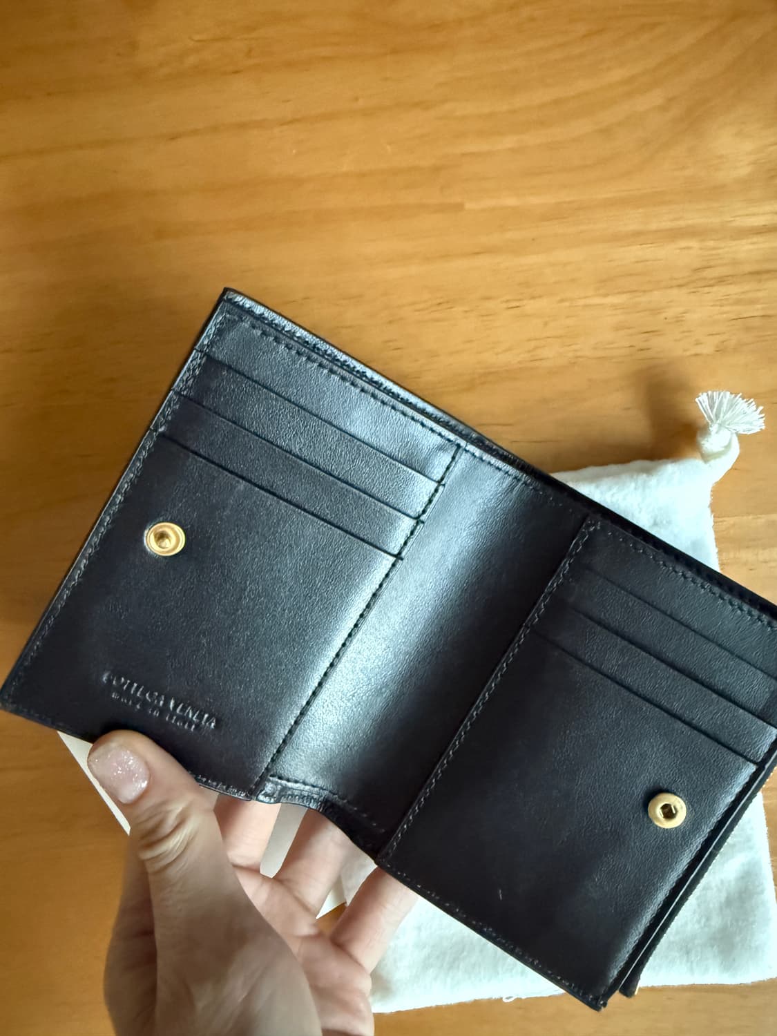 보테가 베네타 지갑 블랙 새상품 상품이미지6