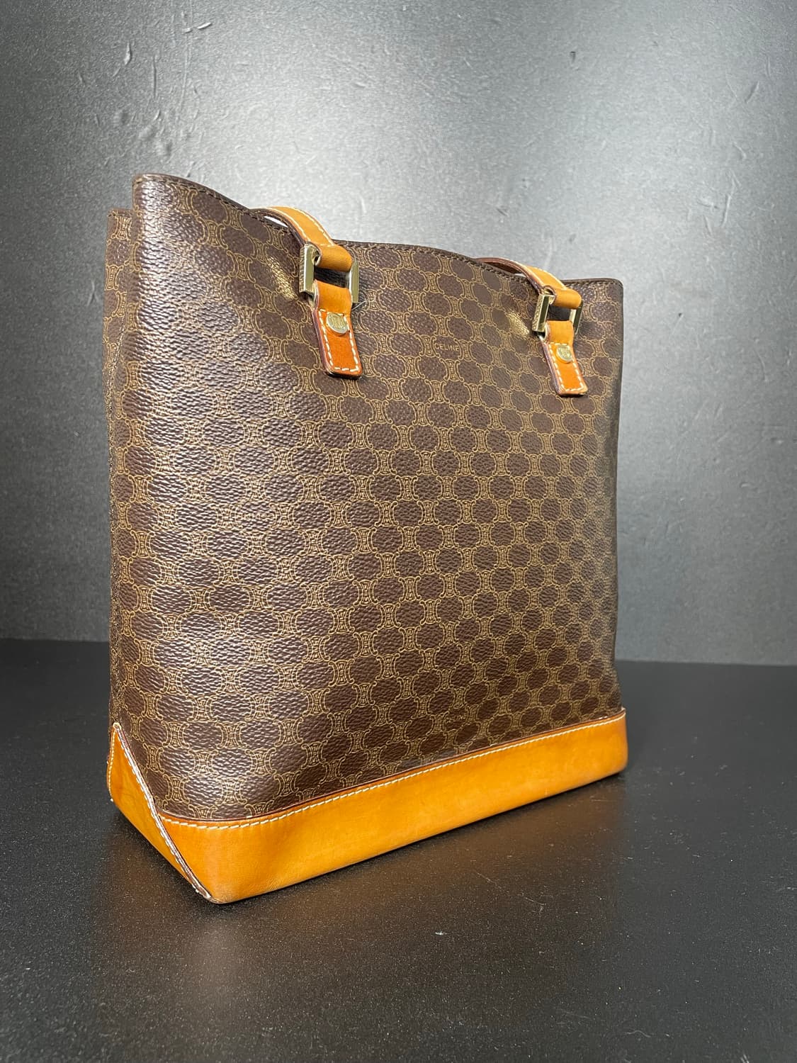 CELINE 셀린느 마카담 모노그램 빈티지 토트 숄더 백 상품이미지7