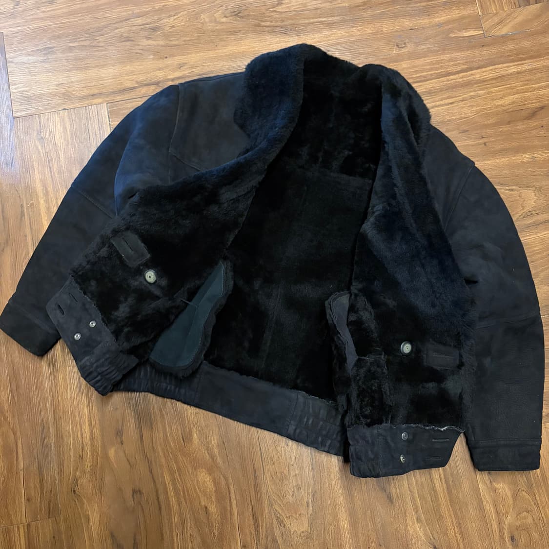 FRONTLINE LAMB LEATHER SHEARLING JACKET 상품이미지7