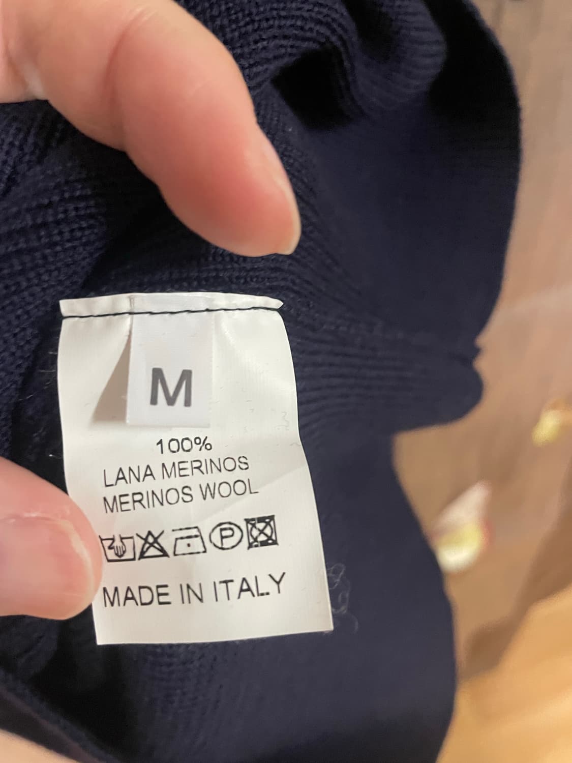 라프시몬스 터틀넥 네이비 M 상품이미지3