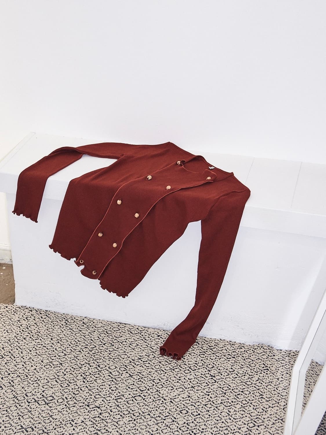 Button-up Cotton Sweater 상품이미지1