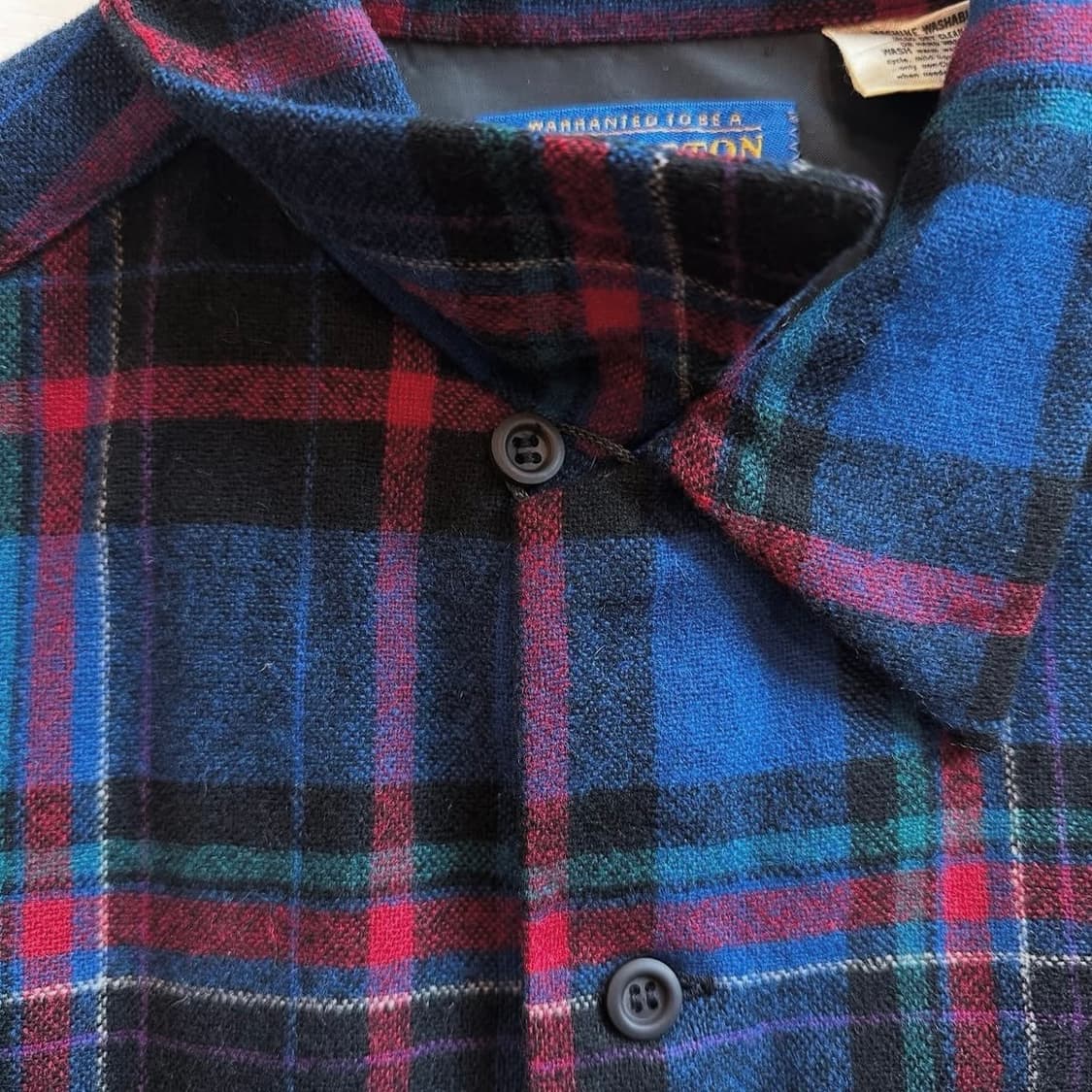 90‘s U.S.A 펜들턴 버진 울 셔츠 상품이미지4