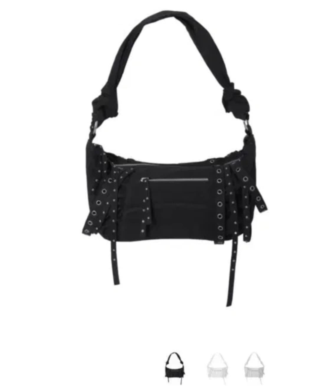 쓰리타임즈 테이프 백 블랙 상품이미지1