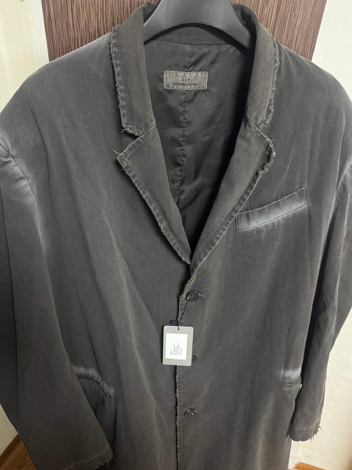 aop 에이옵 코트 차콜 상품이미지3